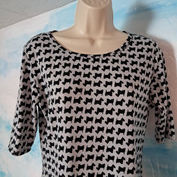 Lularoe size M Scottie dog dress, beautiful condition, like new - Picture 1 of 5